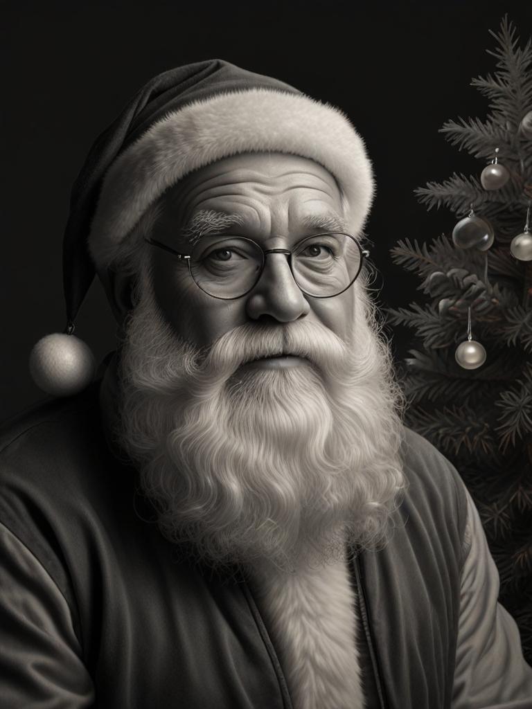 Santa Claus drawing photo